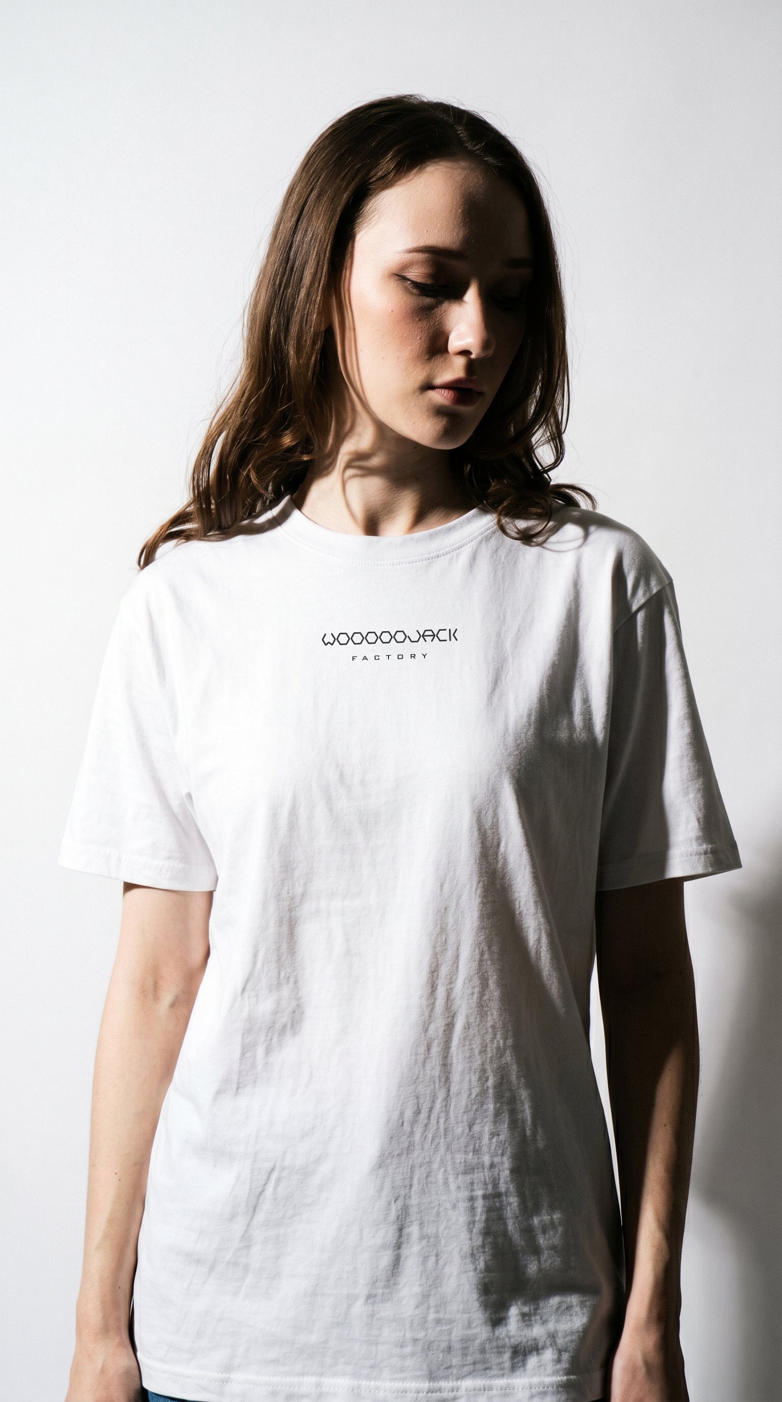 T-shirt Iconique Wooooojack Factory blanc