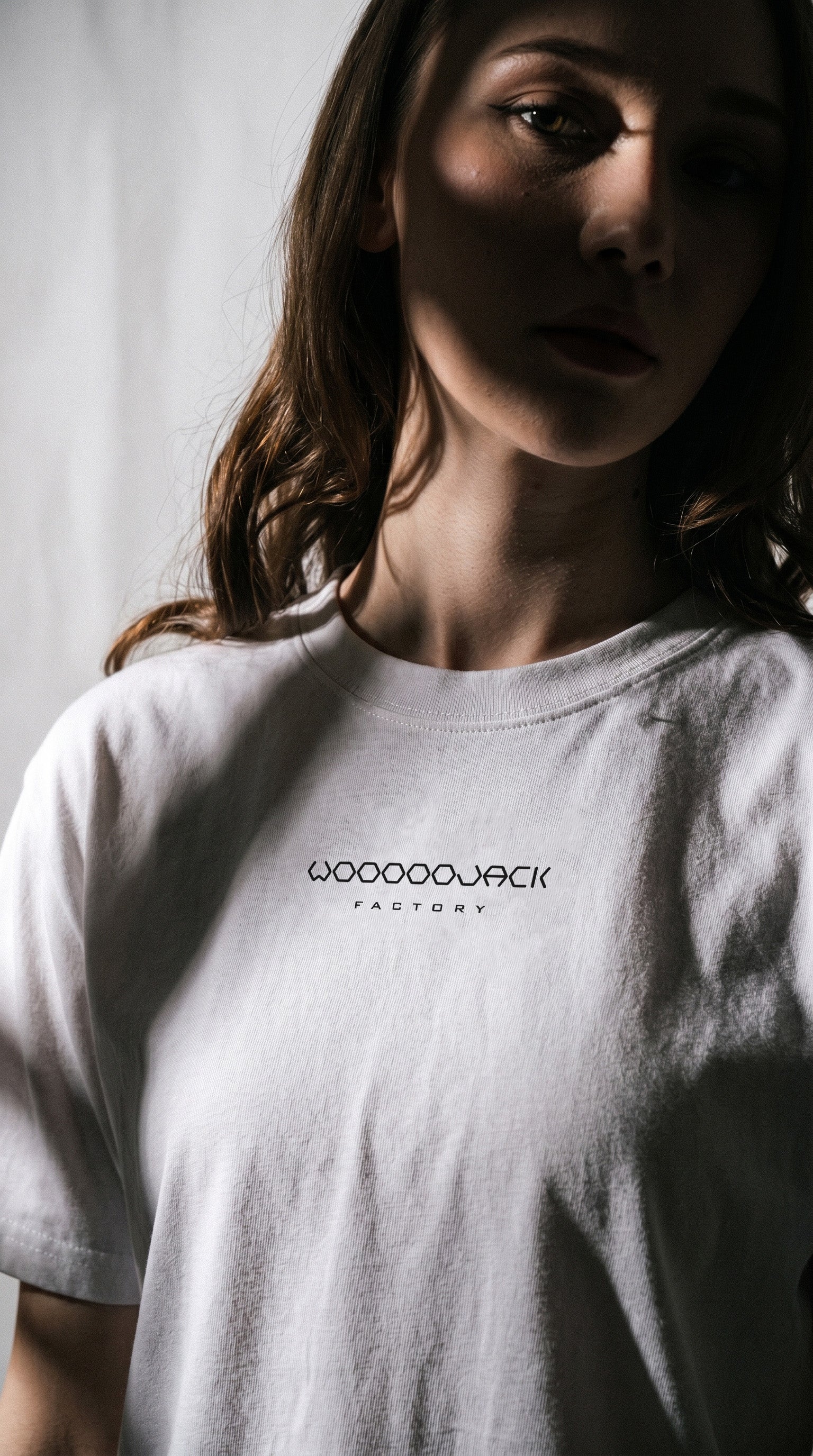 T-shirt Iconique Wooooojack Factory blanc