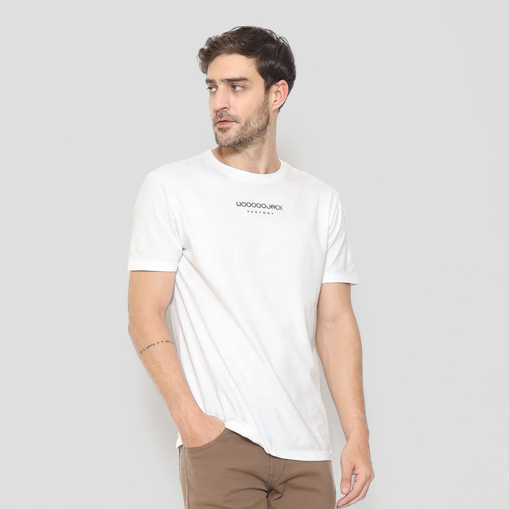 Wooooojack Factory Iconic White T-shirt