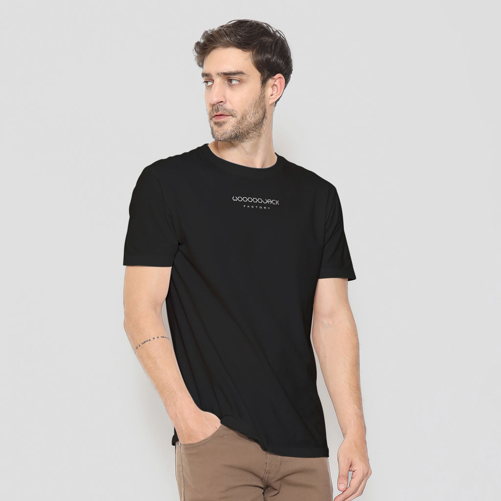 Wooooojack Factory Iconic Black T-shirt