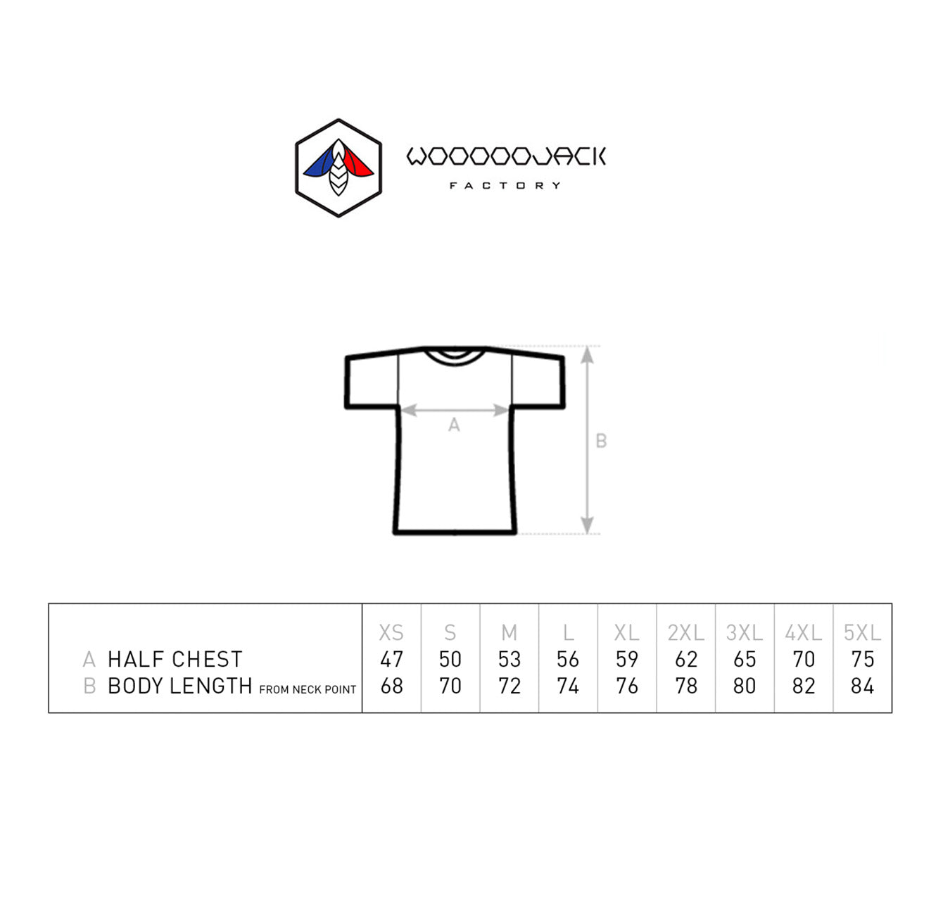 T-shirt Wooooojack Factory noir