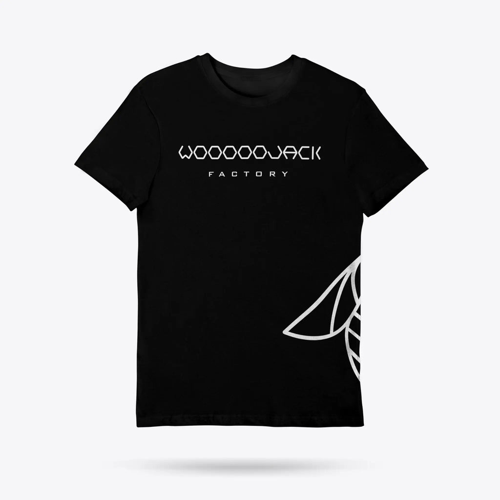 Wooooojack Factory Black T-shirt
